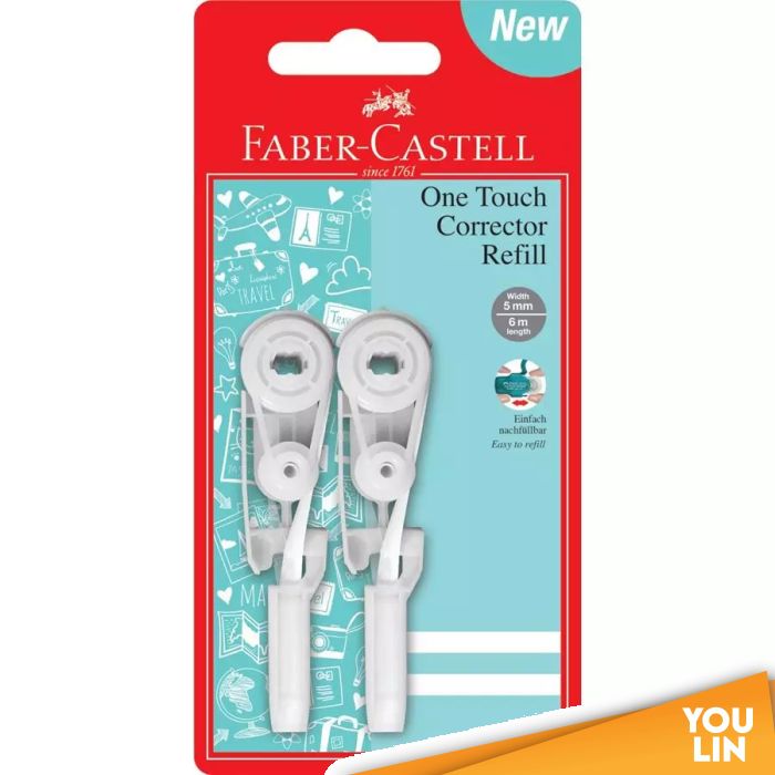 Faber Castell 169205 One Touch Corrector Refill X2