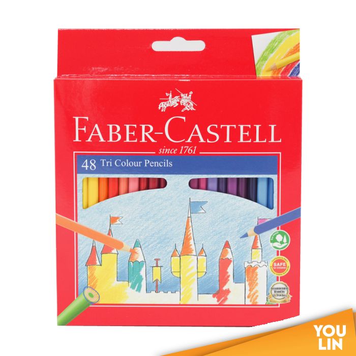 Faber Castell 115906 48L Tri-Colour Pencil