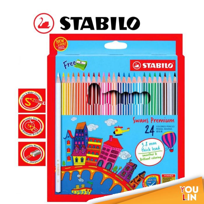 STABILO 1869B 24C Colour Pencil (L)