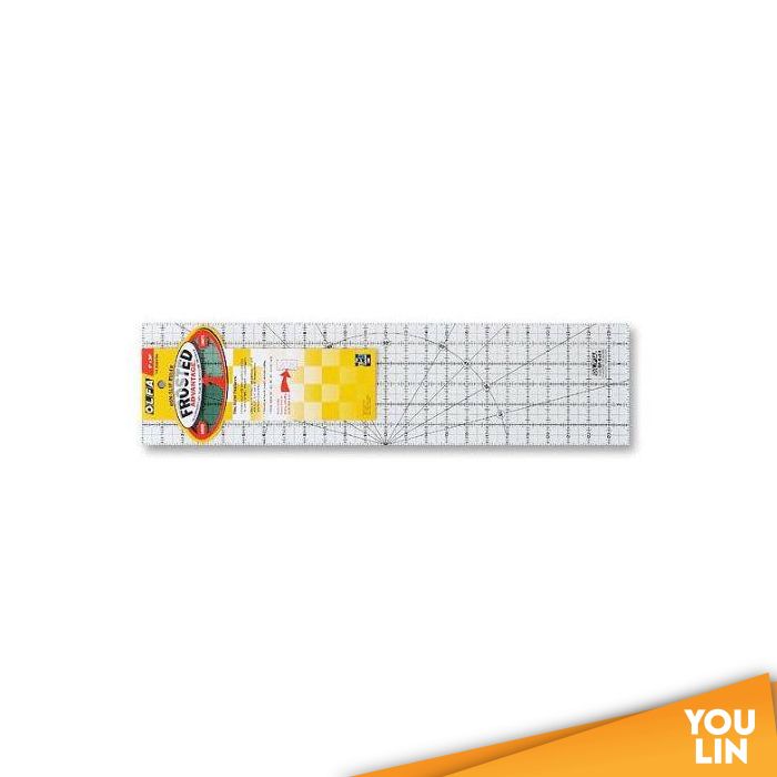 OLFA Quilt Ruler (QR6X24) Cutting Mat & Ruler