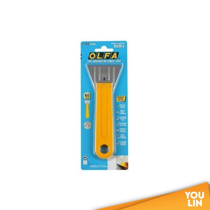 OLFA Compact Scraper 60mm (L) SCR-L - Hobby Craft & Util