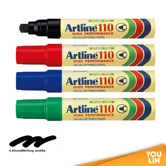 Artline 110 Giant Permanent Marker Pen 4.0mm Marker Pen