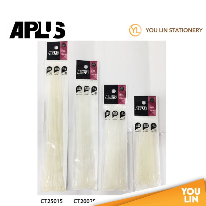APLUS CT15050 2.5MM X 150MM Cable Tie 50'S/pkt