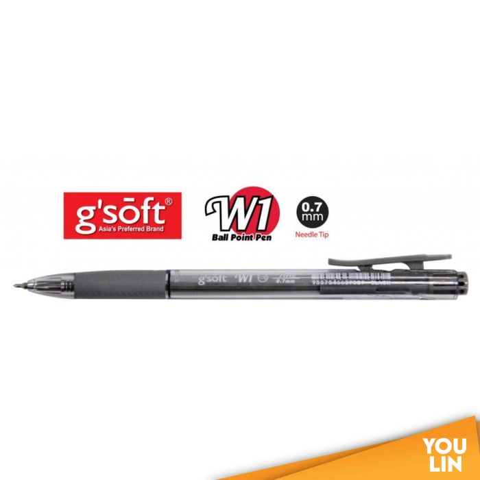 G'Soft W1 0.7MM Retract Ball Pen