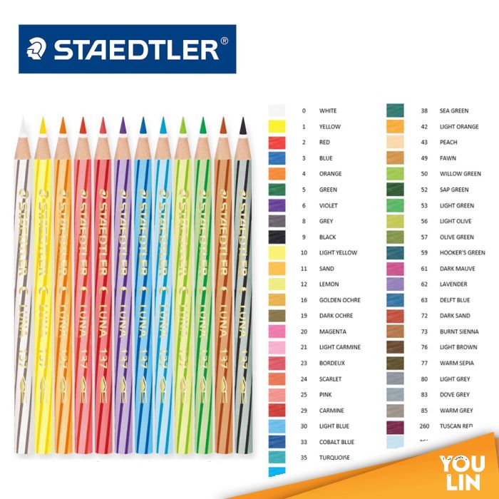 STAEDTLER 137-10-5 Luna Watercolor Pencil - Green