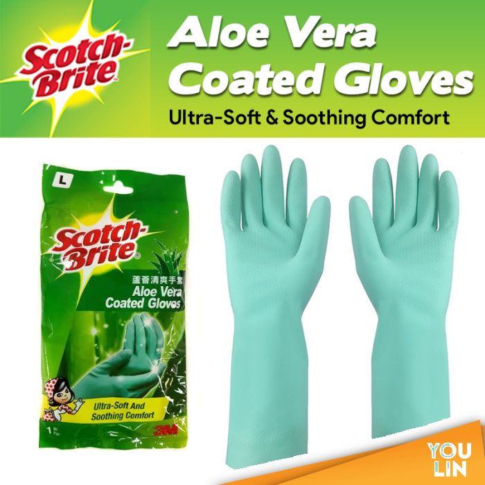 Scotch-Brite Aloe Vera Glove Size - L