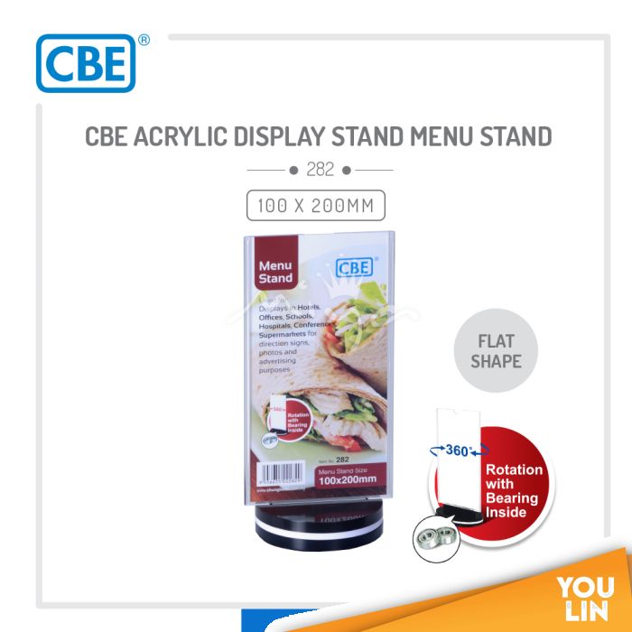 CBE Menu Stand Flat Rotating (282) - Display Equipment
