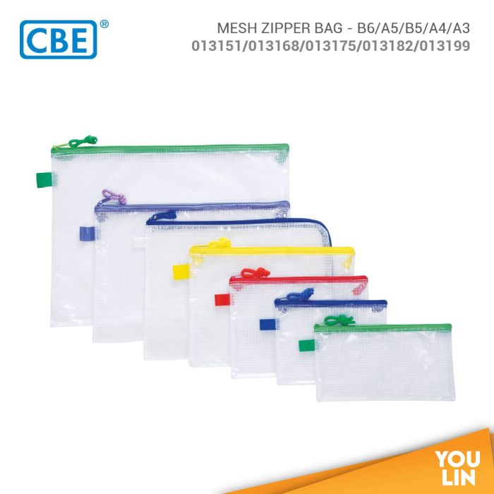 CBE Mesh Zipper Bag A4 (013182)
