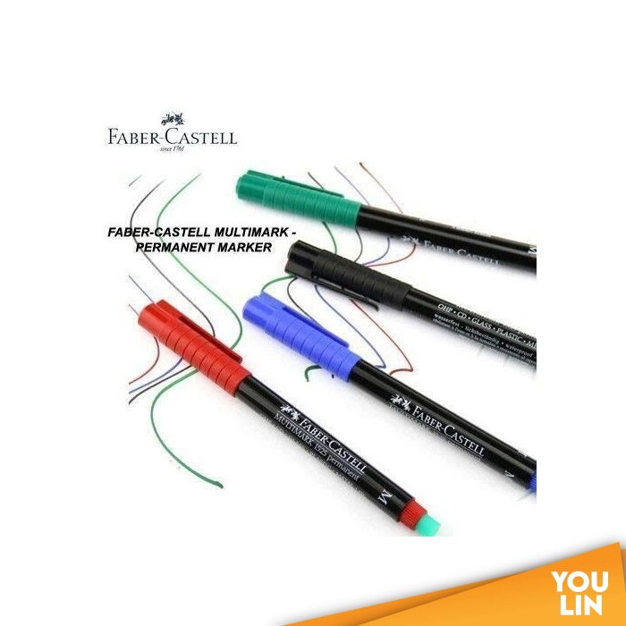 Faber Castell S OHP PEN (P) Erasable Permanent Marker Pen