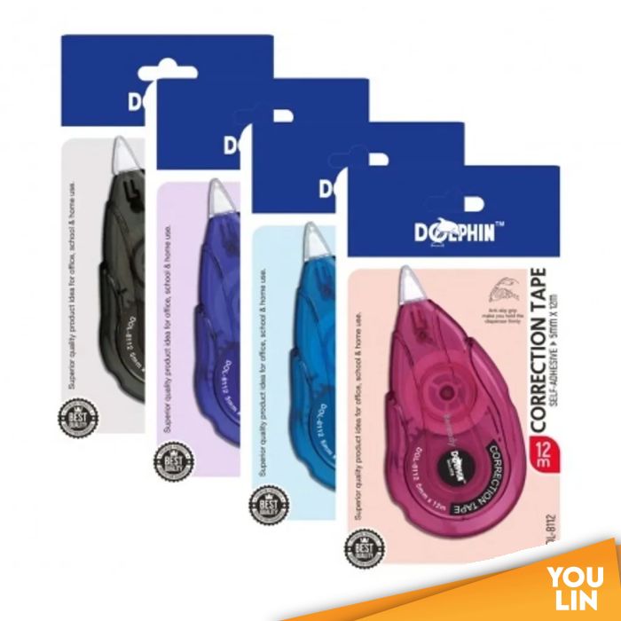 Dolphin 8112 Correction Tape - 5MM X 12M