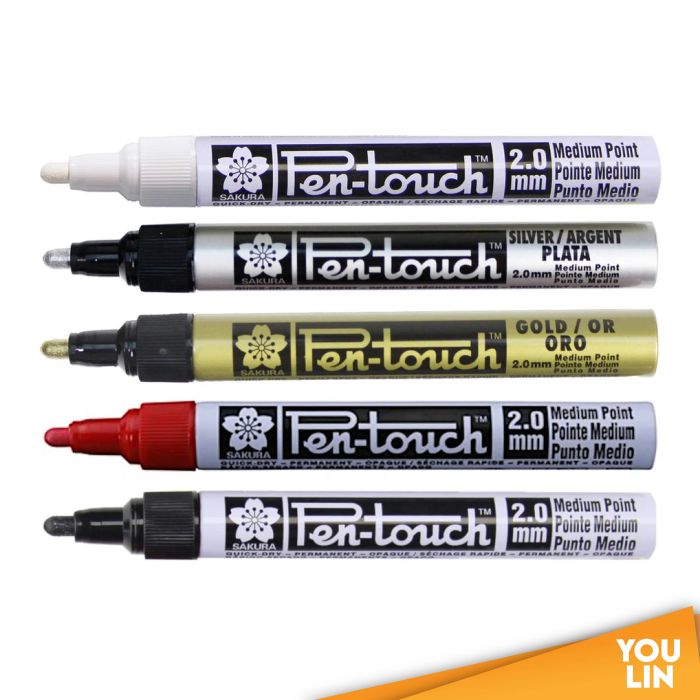 Sakura Pen-Touch Kalligrafie-Marker – Medium Kupfer, 5,0 Mm Feder, Metallische Archivtinte