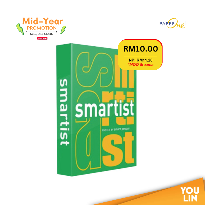 Smartist 70gsm A4 Paper 500 s ream July Promotion smartist-70gsm-a4-paper-500-s-ream-july-promotion