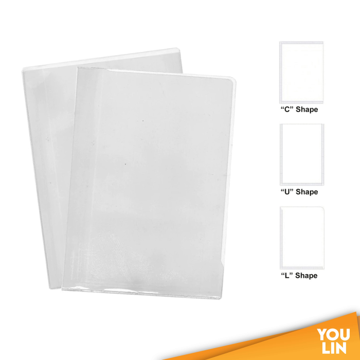 PVC F4 L/C/U-Shape Clear Folder