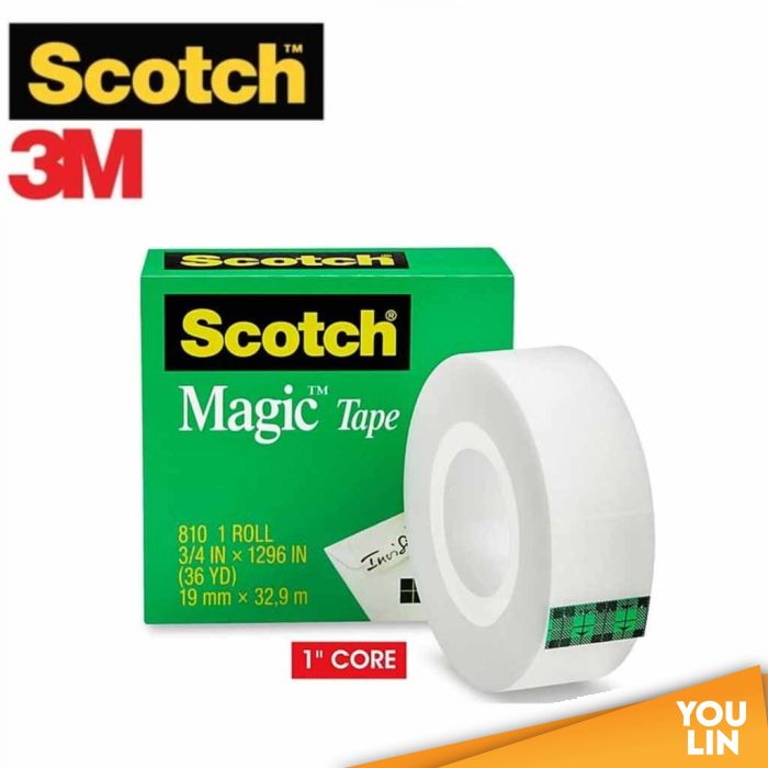 Scotch 810 Magic Tape 19mm x 32.9m