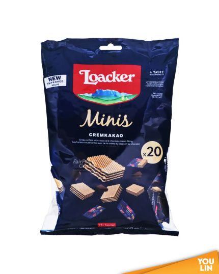 LOACKER MINIS (CREMKAKAO) WAFER BISCUITS 200GM (20'S/PKT)
