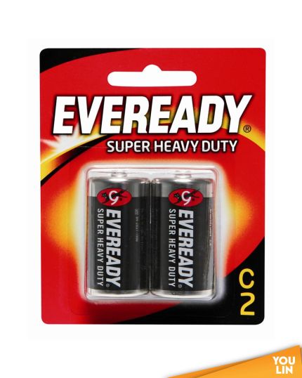 Eveready 1235BP2 C Super Heavy Duty Battery 2pc Card