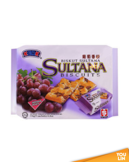 HUP SENG KERK SULTANA RAISIN BISCUIT 5'S X 136G