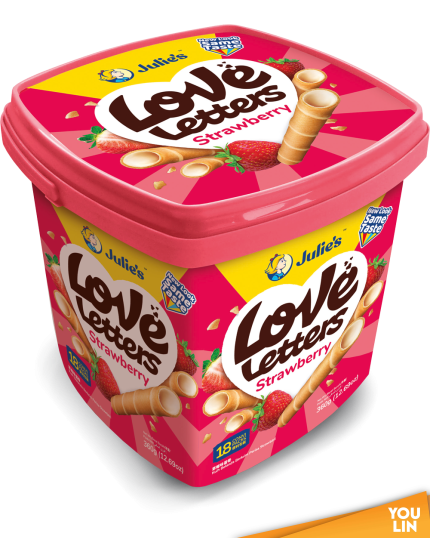 Julie's Biscuit Love Letter Strawberry 705g