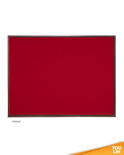WriteBest Aluminum Frame Velvet Notice Board