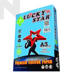 Luckystar CS220 A3 80gm Color Paper 450'S - Dark Blue - Colo
