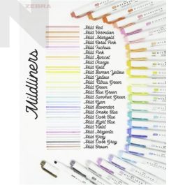 Zebra Mildliner Friendly Colors (WKT7-N-5C) - Set De 5