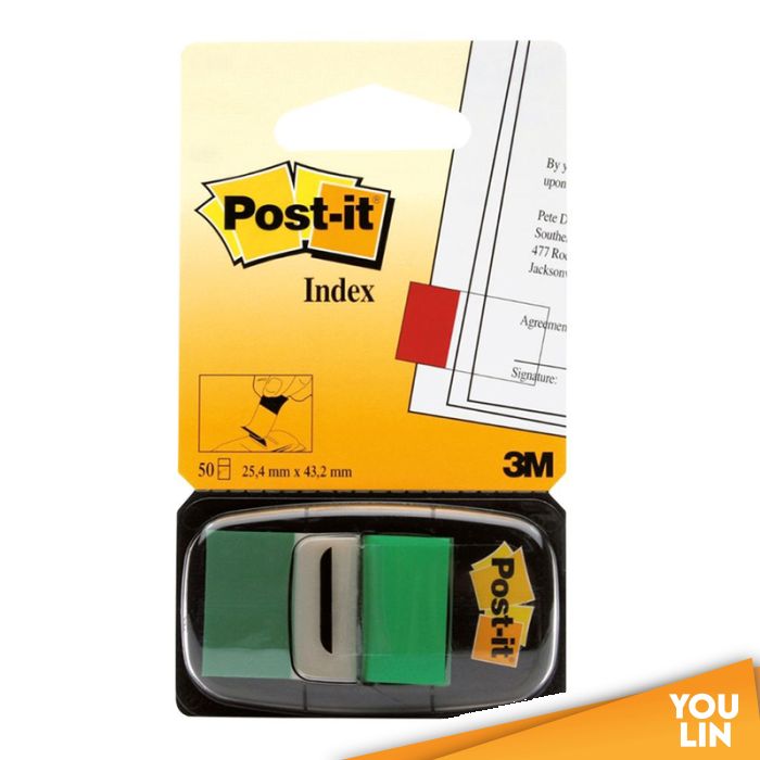 3M Post it Tape Flags 680-3 (Green)