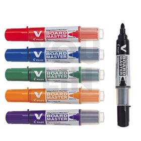 Pilot VBM-M Vboard Master Whiteboard Marker 6 Colour
