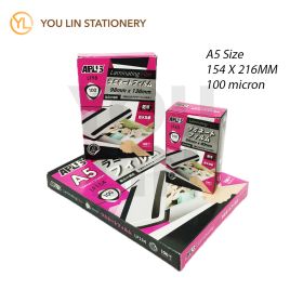 APLUS LF154 Laminating Film - 154MM X 216MM (100mic)