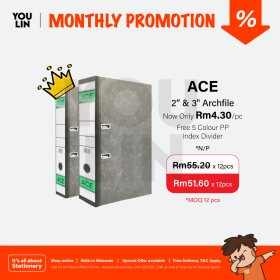 ACE 3''(75mm) FC Lever Arch File