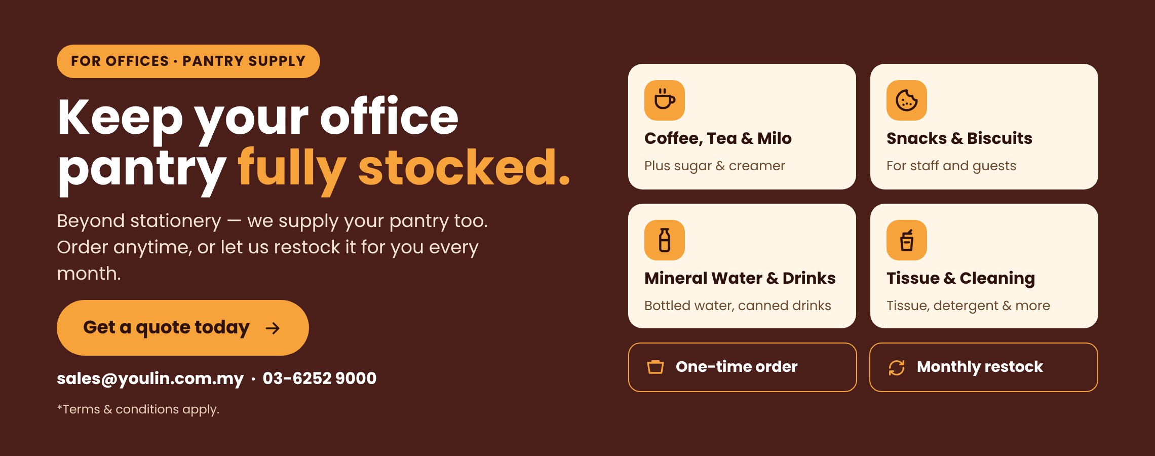 Office Pantry Supply - Get a quote